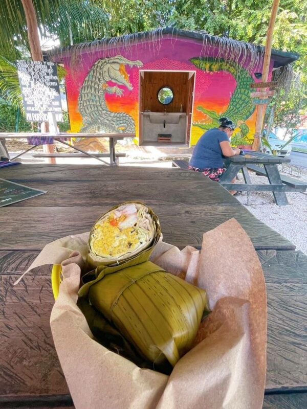 Mi Burrito where to eat Bacalar 