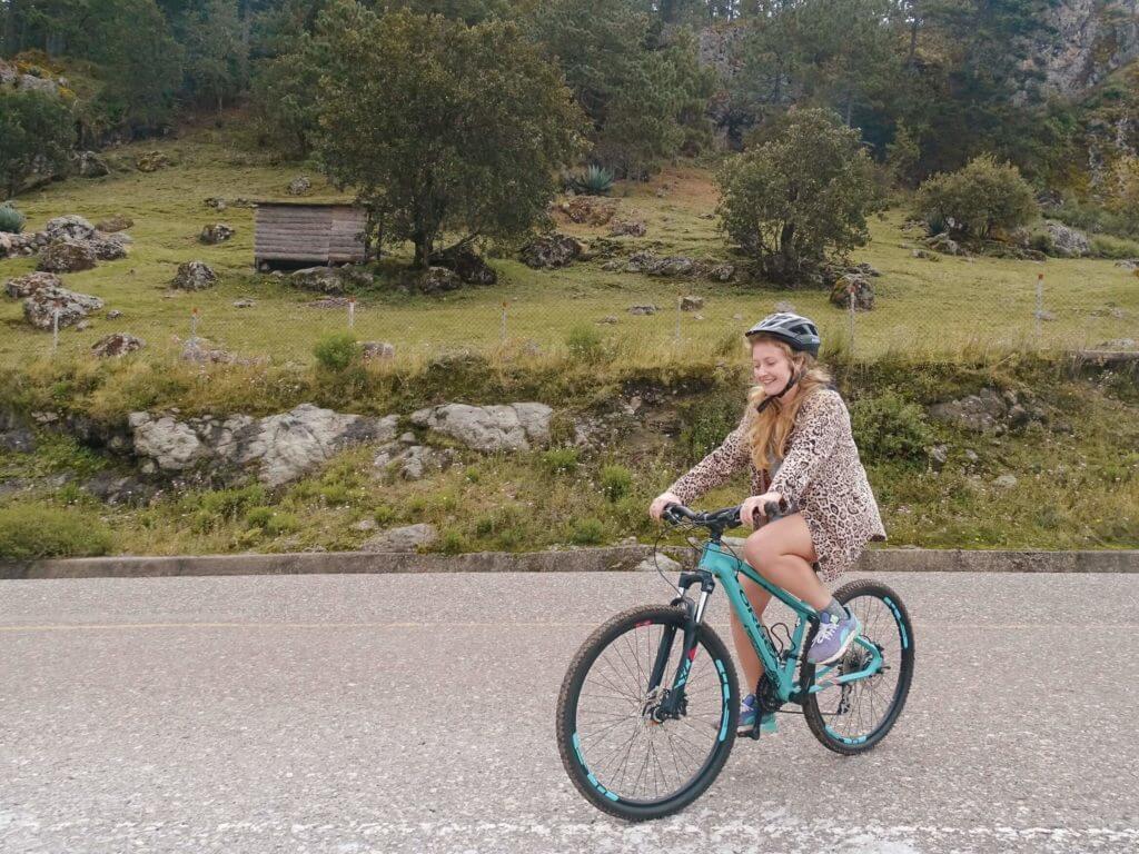 Mountain biking activities near oaxaca